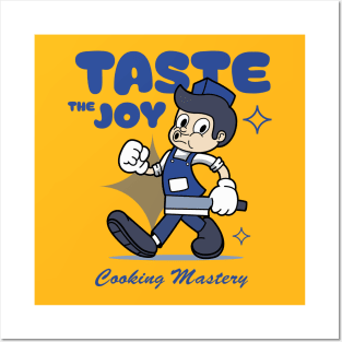 Taste The Joy Chef Maskot Posters and Art